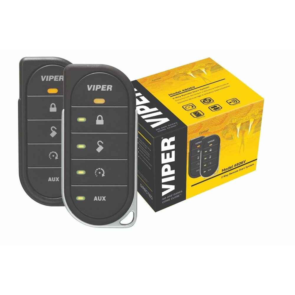 Viper 4806V Responder LE 2-Way LED Remote Start System 1 Mile Range Car Alarm